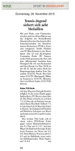 NRZ 26112015 Bericht TVN Hallenmeisterschaften Jugend 2015 FB